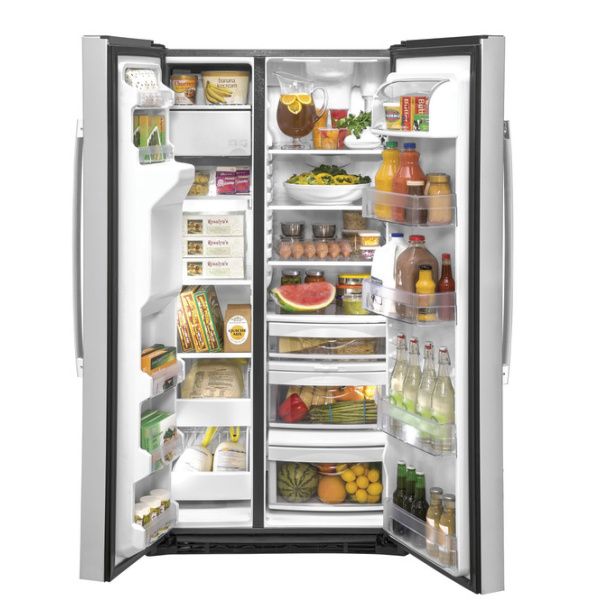 NEW 21.8 Cu. Ft. Counter-Depth Fingerprint Resistant Side-By-Side Refrigerator GZS22IYNGS - Image 5