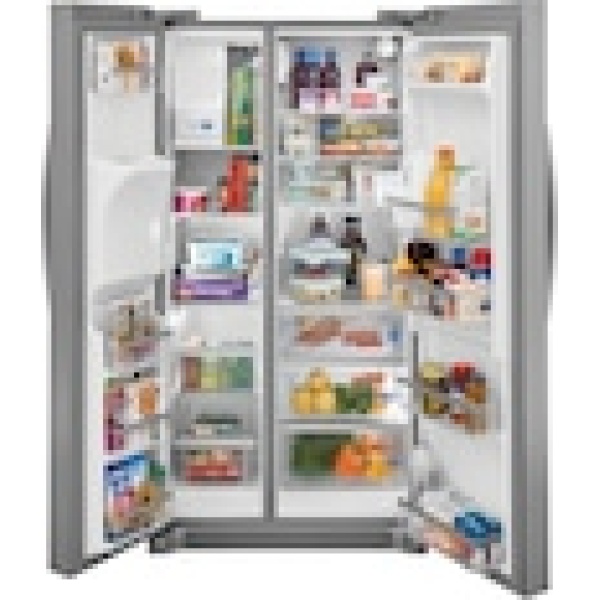 OPEN BOX 25.6 Cu. Ft. 36" Standard Depth Side by Side Refrigerator GRSS2652AF - Image 5