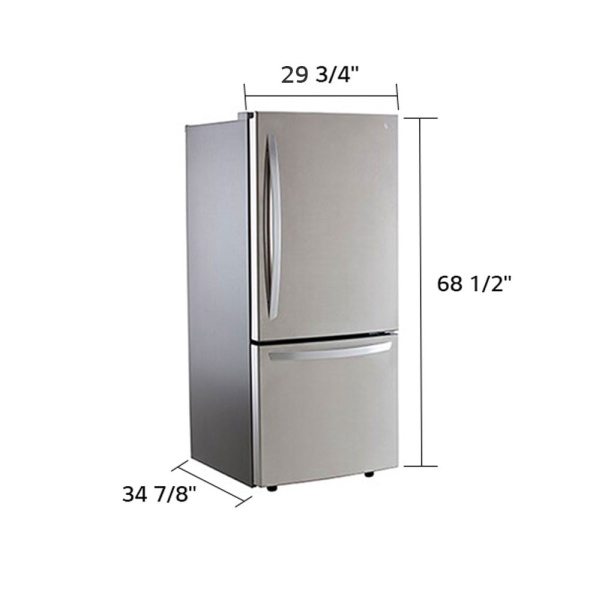 OPEN BOX 30" Bottom Freezer Drawer Refrigerator, 22 cu.ft. LRDNS2200S - Image 4