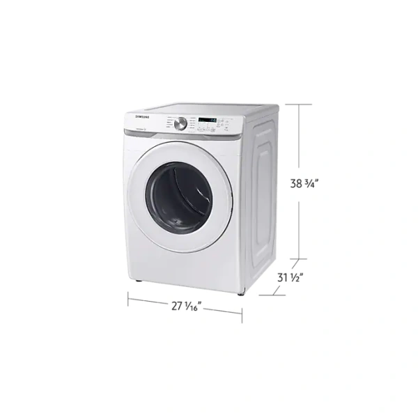 OPEN BOX 7.5 Cu.Ft. Electric Dryer DVE45T6005W - Image 2