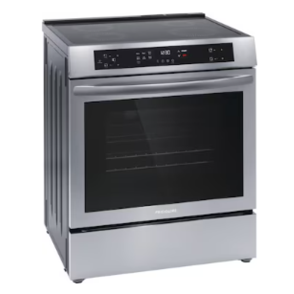 OPEN BOX Frigidaire 30'' Front Control Induction Range with Convection Bake FCFI308CASC