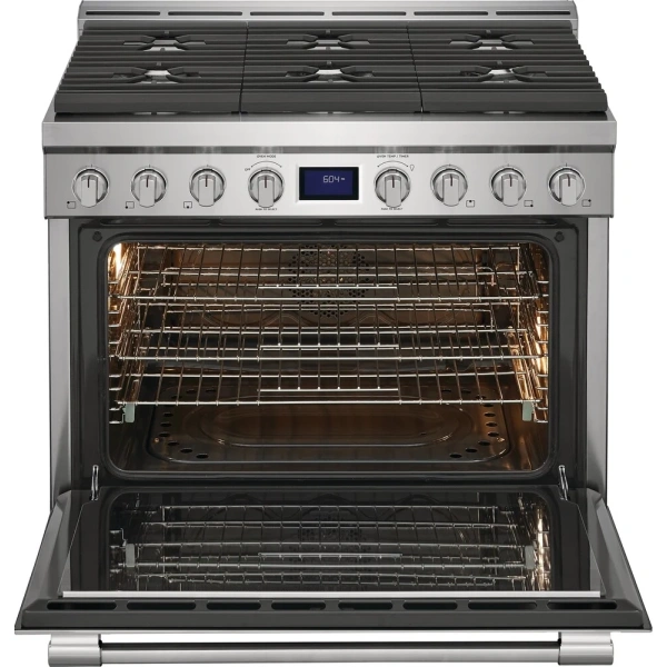 NEW 36 Inch Freestanding Gas Range with 6 Sealed Burners, 4.4 Cu. Ft. Oven Capacity PCFG3670AF - Image 3