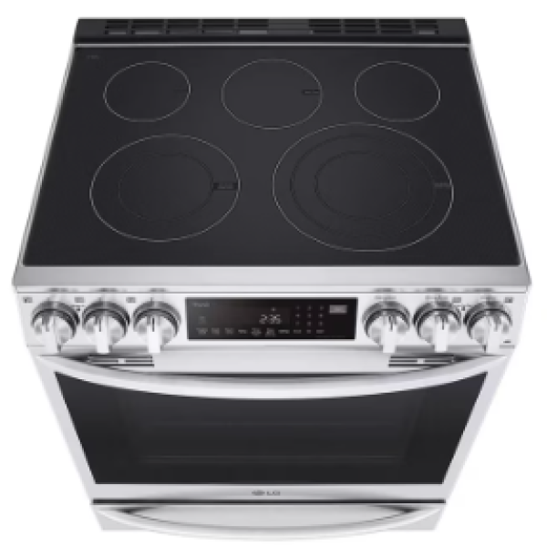 NEW 6.3 cu ft. Smart Wi-Fi Enabled ProBake Convection® InstaView™ Electric Slide-in Range with Air Fry LSEL6337F - Image 3