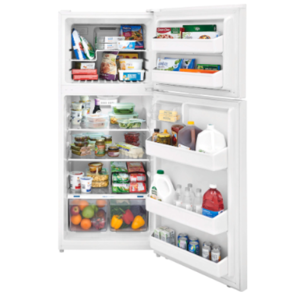 FM Frigidaire 18 Cu. Ft. Top Freezer Refrigerator FFHT1822UW - Image 2