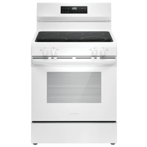 OPEN BOX 30 inch Exterior Width, 5 Burners, 5.3 cu. ft. Capacity, Storage Drawer FCRE306CAWC