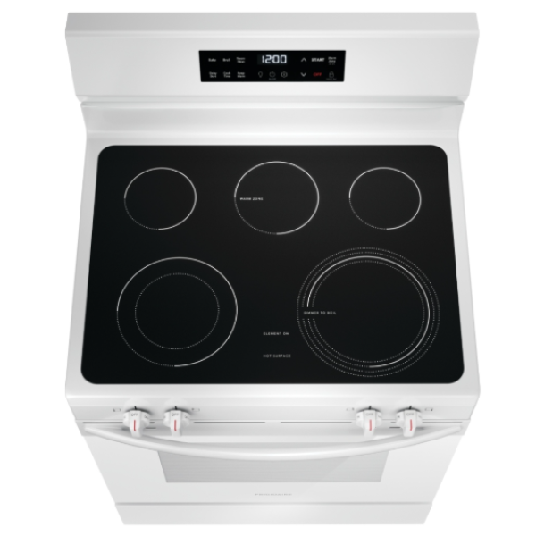 OPEN BOX 30 inch Exterior Width, 5 Burners, 5.3 cu. ft. Capacity, Storage Drawer FCRE306CAWC - Image 2