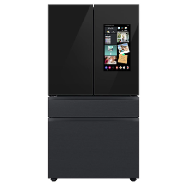 OPEN BOX Bespoke 4-Door French Door Refrigerator (29 cu. ft.) – with Top Left and Family Hub RF29BBB9008M