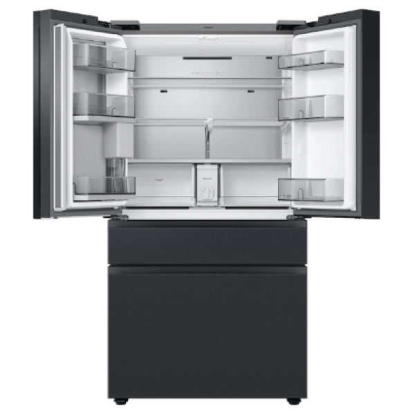 OPEN BOX Bespoke 4-Door French Door Refrigerator (29 cu. ft.) – with Top Left and Family Hub RF29BBB9008M - Image 2