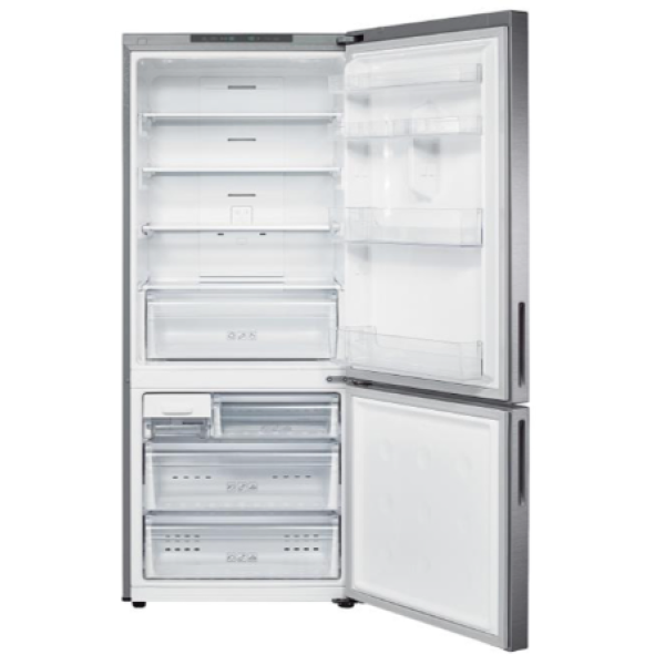 OPEN BOX Samsung 15 cu. ft. Stainless Steel Bottom Freezer Refrigerator RL1505SBASR - Image 2