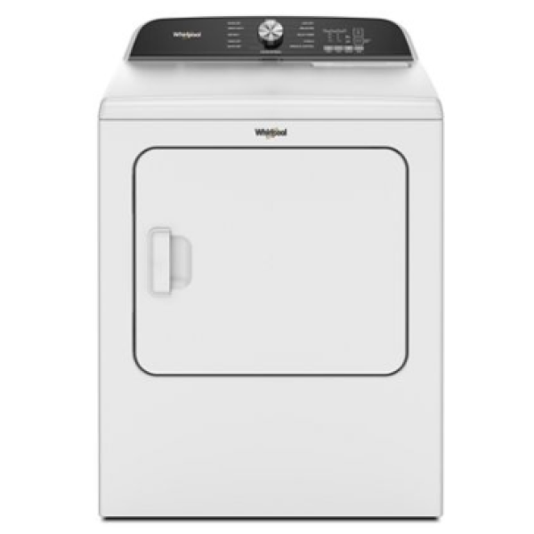 NEW 7.0 Cu. Ft. Whirlpool® Top Load Electric Dryer with Moisture Sensor YWED6150PW9