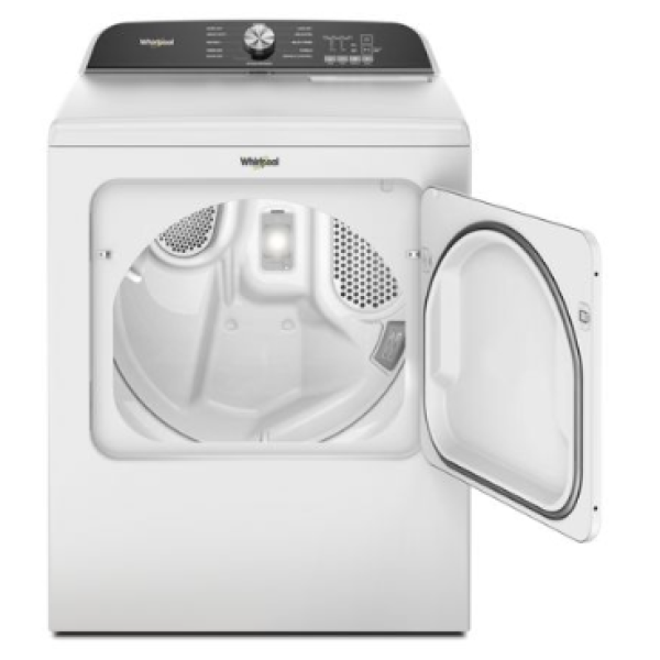 NEW 7.0 Cu. Ft. Whirlpool® Top Load Electric Dryer with Moisture Sensor YWED6150PW9 - Image 2