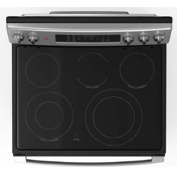 OPEN BOX GE 30” Free-Standing Electric Convection Range with No-Preheat Air Fry - JCB840ST1SS - Image 2