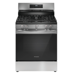NEW Frigidaire 30" Freestanding Gas Range with Quick Boil – Stainless Steel FCRG3062AS