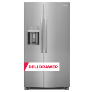 OPEN BOX Frigidaire Gallery 26 Cu. Ft. 36" Standard-Depth Side-by-Side Refrigerator GRSS2652AFA