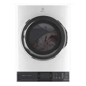 NEW Laundry Tower Single Unit Front Load 5.2 Cu. Ft. I.E.C Washer and 8 Cu. Ft. Electric Dryer ELTE760CAW0